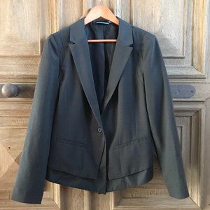 Simply Vera Vera Wang Blazer Charcoal Gray M EUC